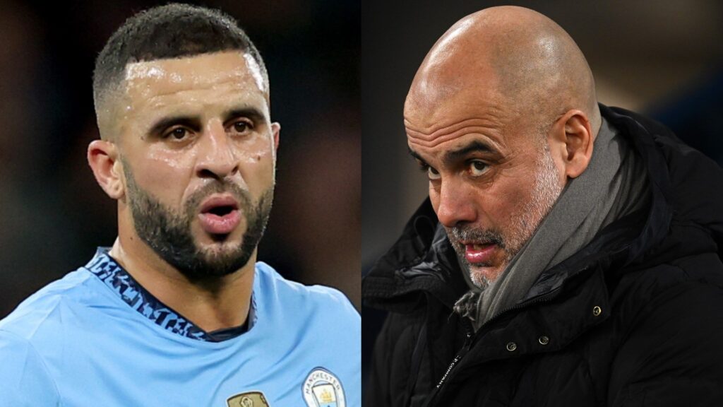 Kyle Walker Pep Guardiola