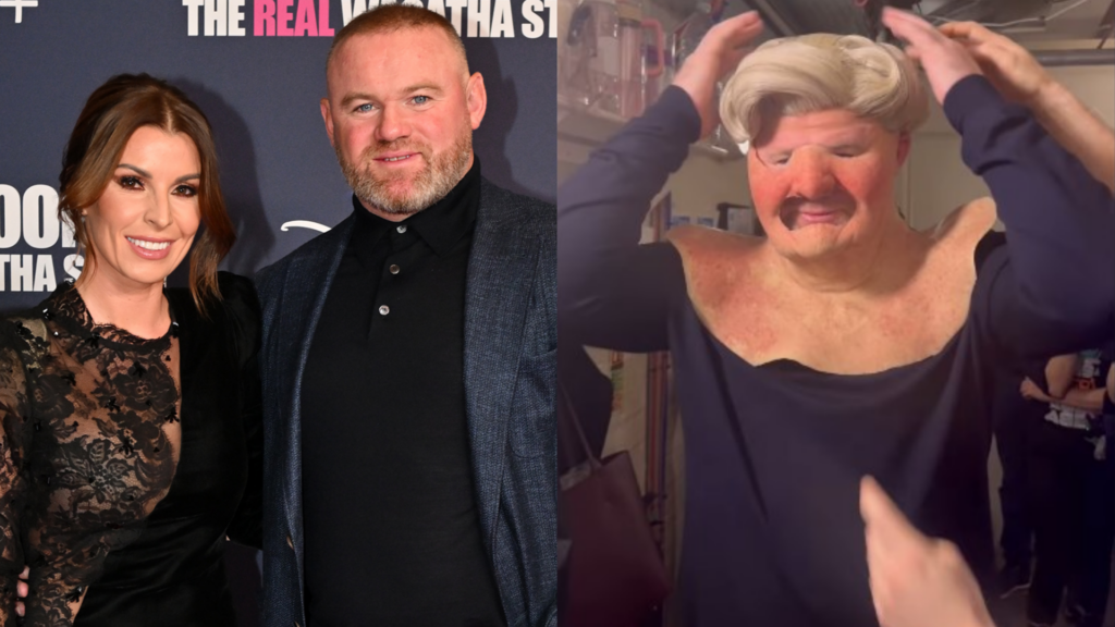 Wayne Rooney Mrs Doubtfire Coleen