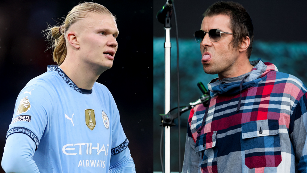 Erling Haaland Liam Gallagher