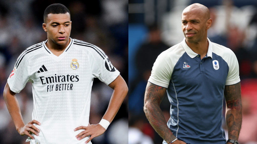 Kylian Mbappe Thierry Henry