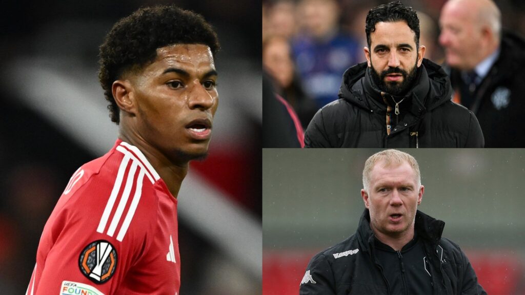 Marcus Rashford Ruben Amorim Paul Scholes