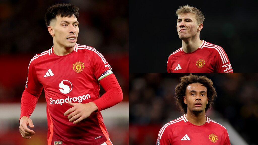 Lisandro Martinez Rasmus Hojlund Joshua Zirkzee Man Utd