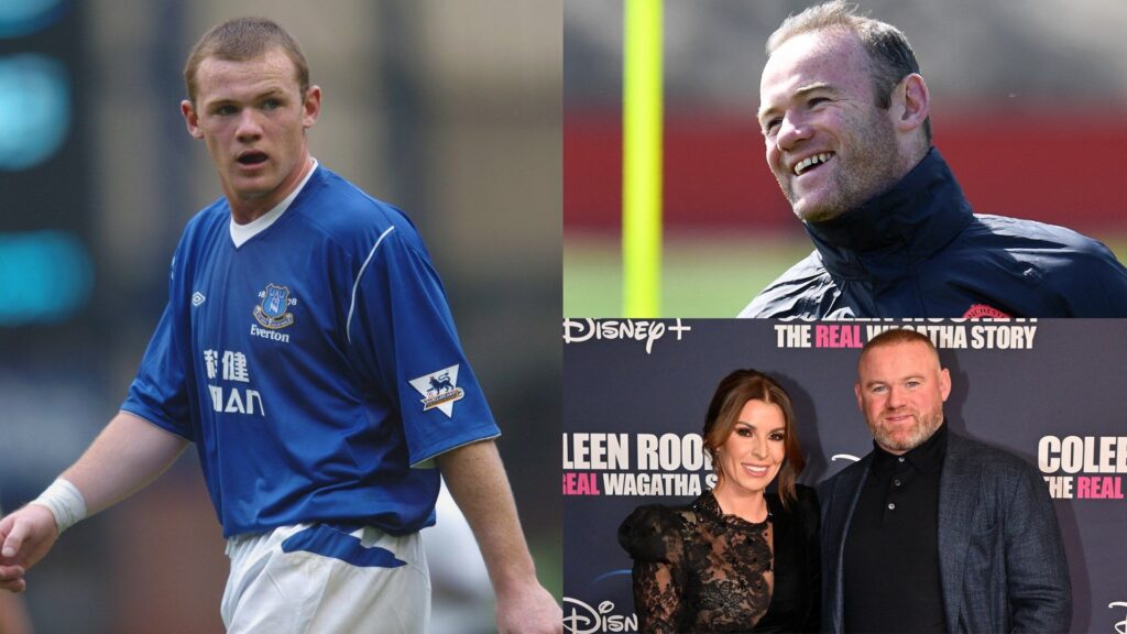 Wayne Rooney Coleen Everton Man Utd