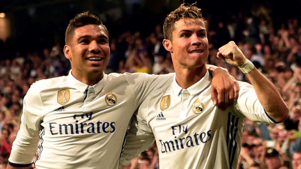 Casemiro Cristiano Ronaldo Real Madrid