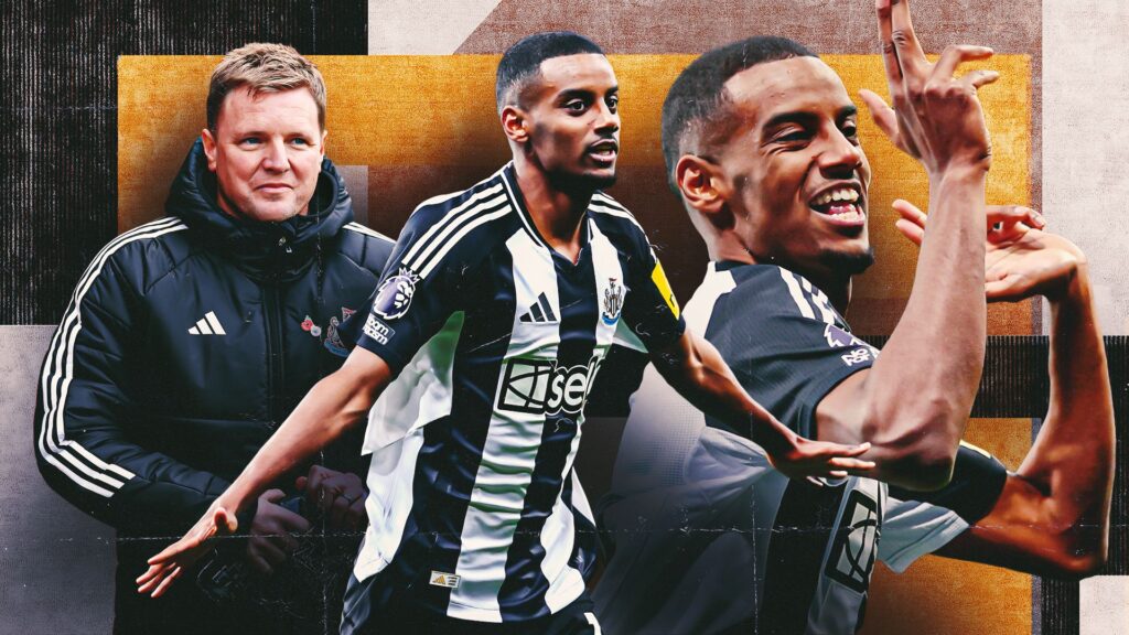 Isak Newcastle dark horses GFX