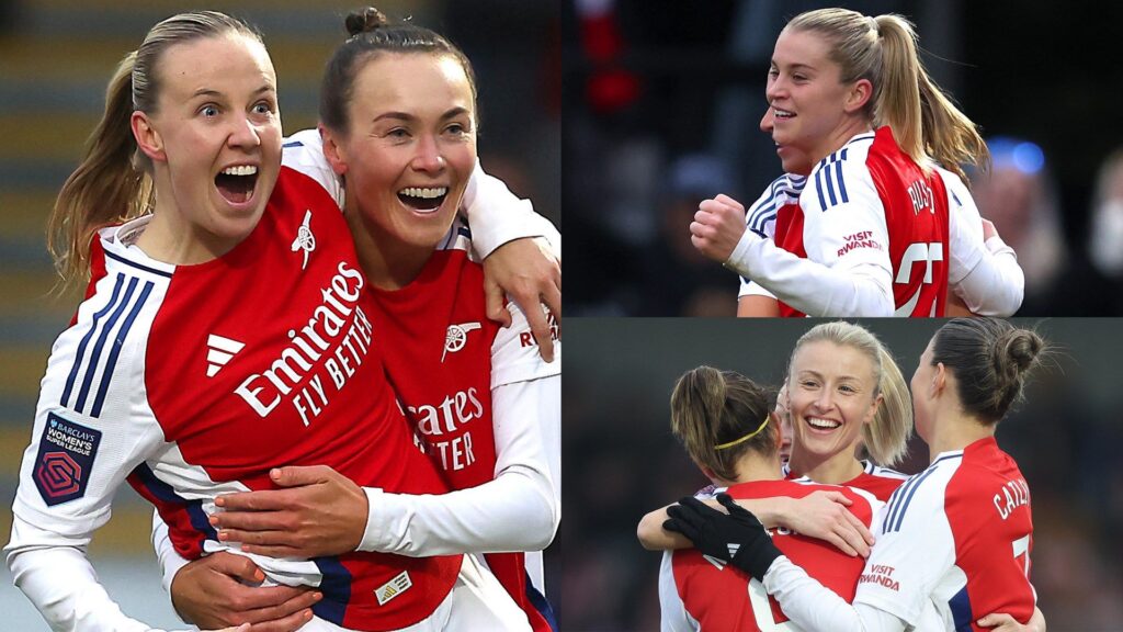 Arsenal Women Crystal Palace WSL 2024-25