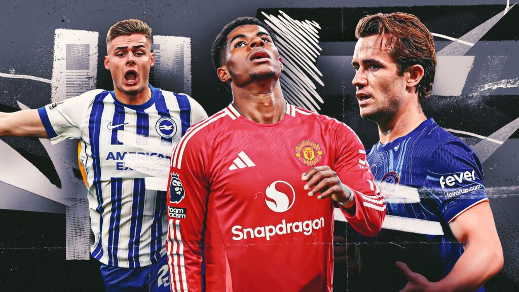 Marcus Rashford Ben Chilwell Evan Ferguson GFX