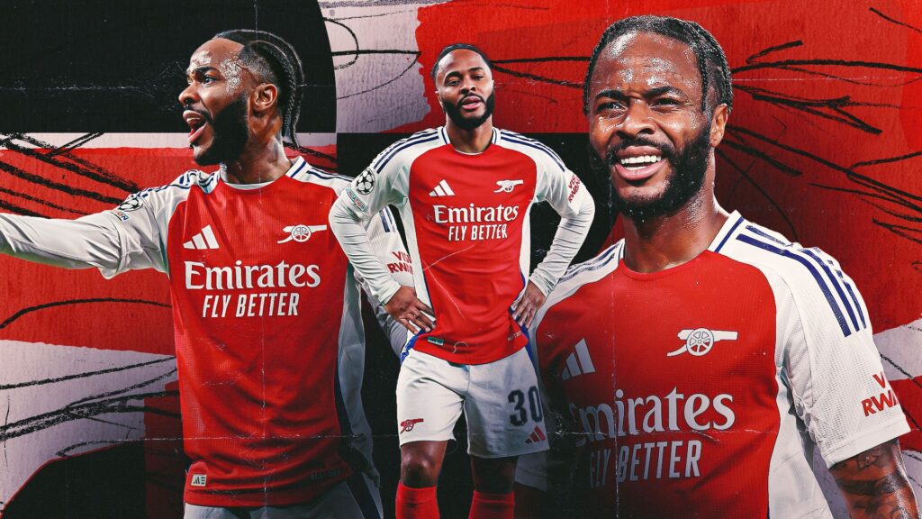 Raheem Sterling Arsenal flop of the season GFX