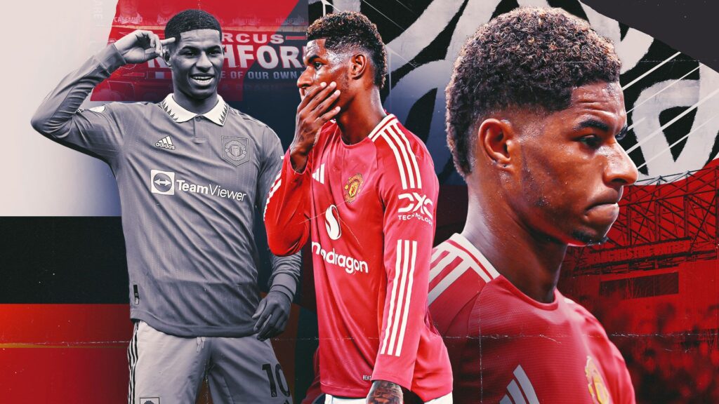 Marcus Rashford Man Utd fall icon