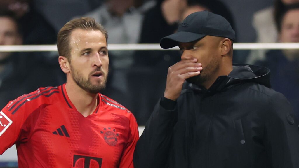 Harry Kane and Vincent Kompany