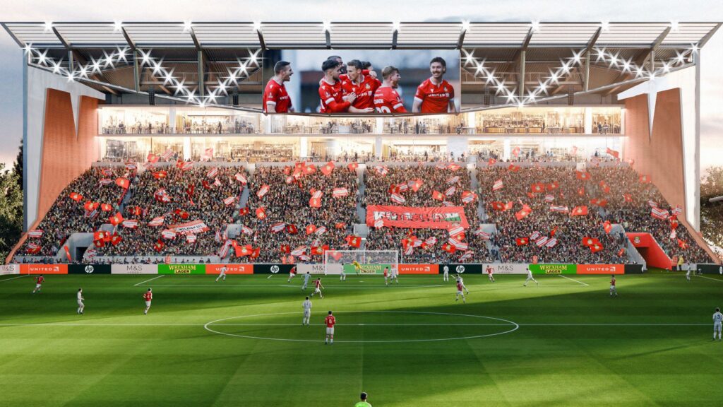 Wrexham AFC's Proposed Kop Stand Development at the STōK Cae Ras Stadium