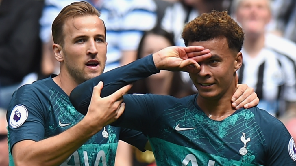 Dele Alli eye goal celebration Tottenham