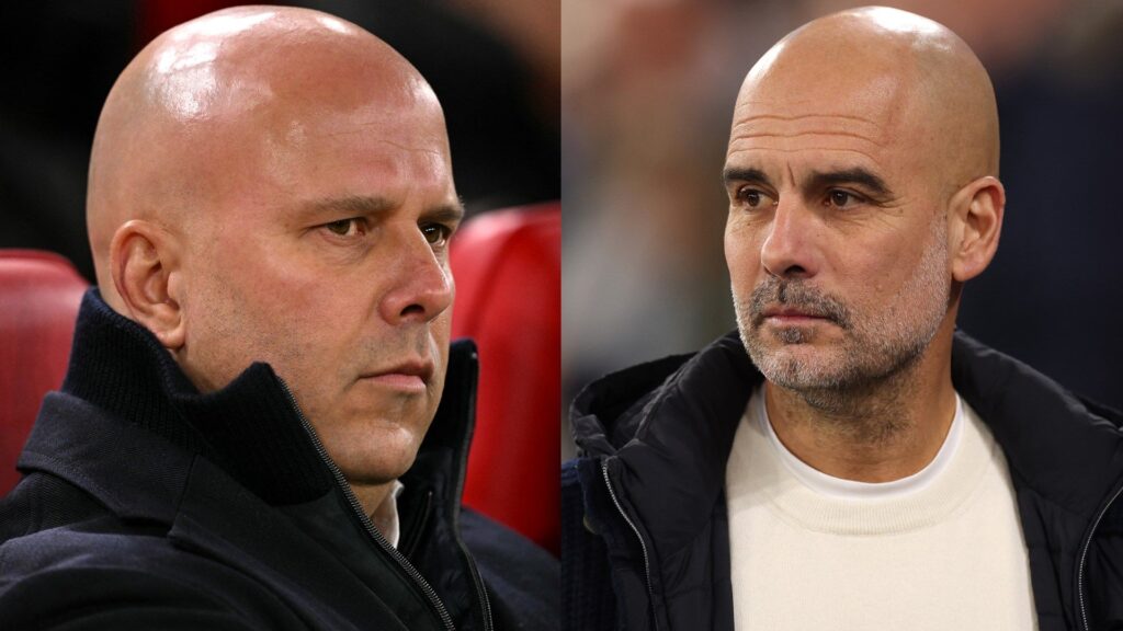 Arne Slot Pep Guardiola