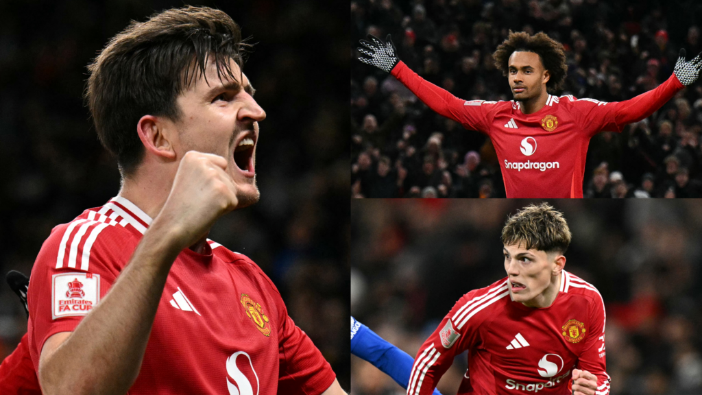 GFX Harry Maguire Joshua Zirkzee Alejandro Garnacho