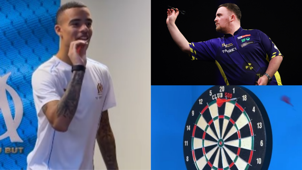 Mason Greenwood Luke Littler darts