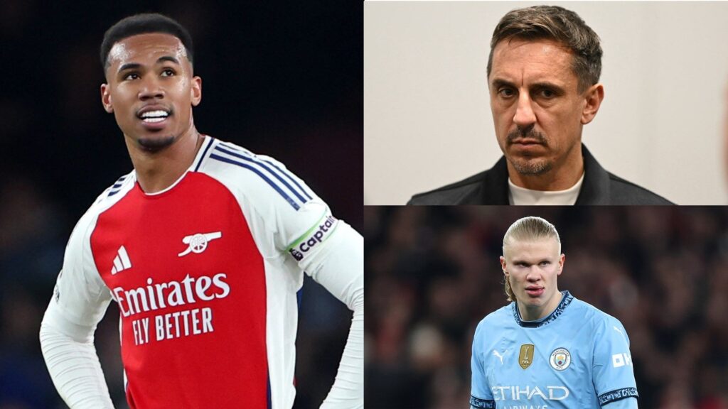 Gabriel Gary Neville Erling Haaland