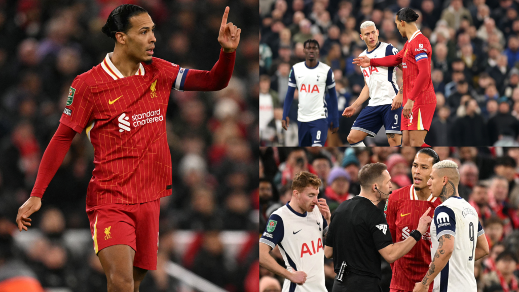 Liverpool Tottenham Van Dijk Richarlison