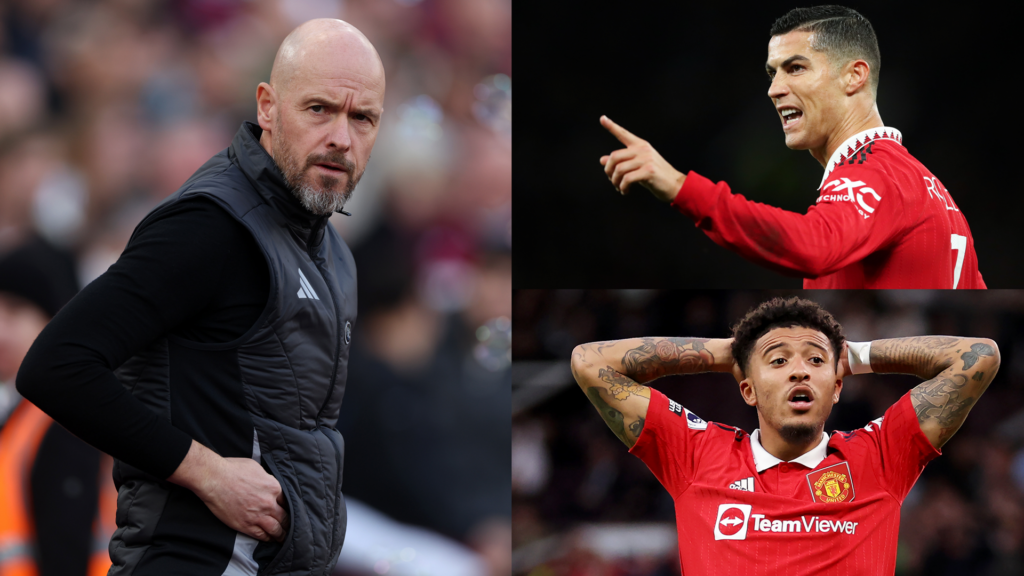 Erik ten Hag Jadon Sancho Cristiano Ronaldo