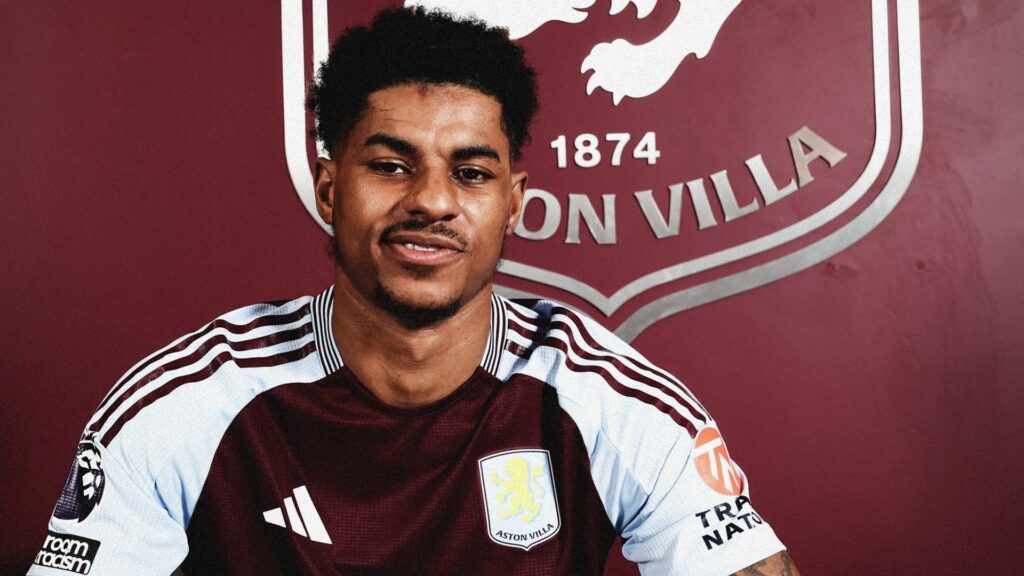 Marcus Rashford Aston Villa HIC