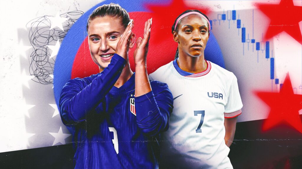 Ally Sentnor, Crystal Dunn USWNT