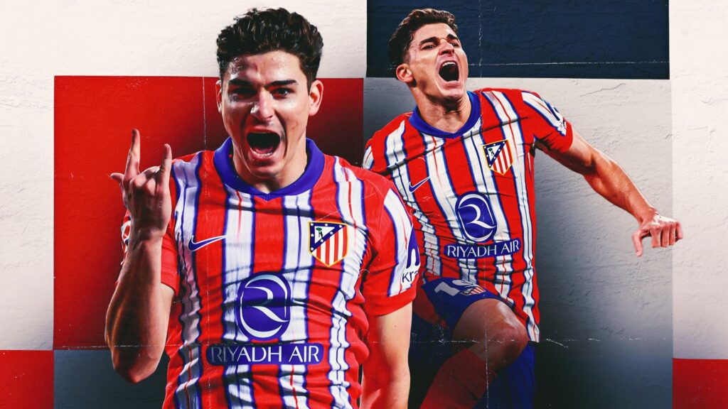 Julian Alvarez Atletico Madrid Champions League GFX