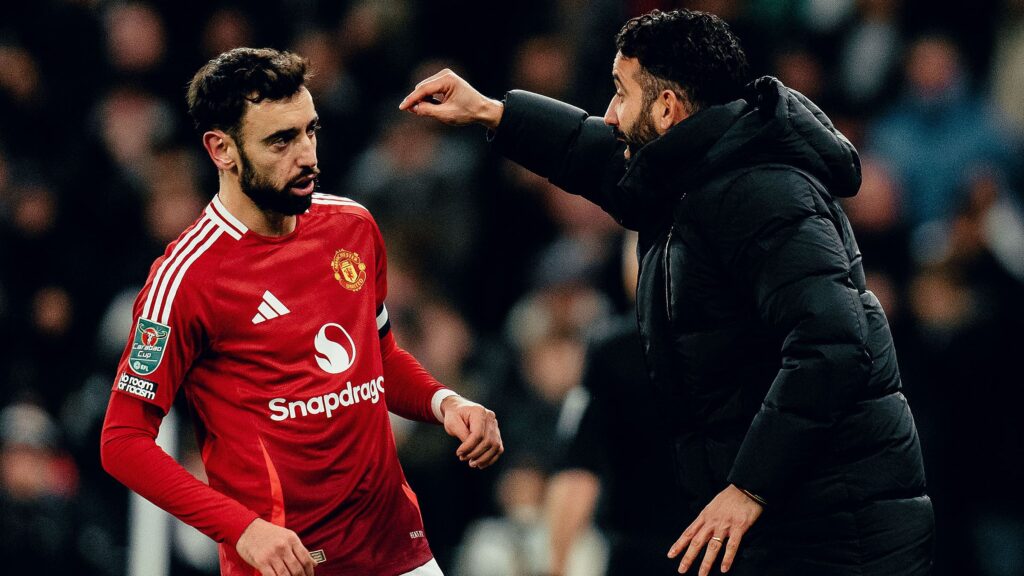 Bruno Fernandes Ruben Amorim Manchester United 2024-25