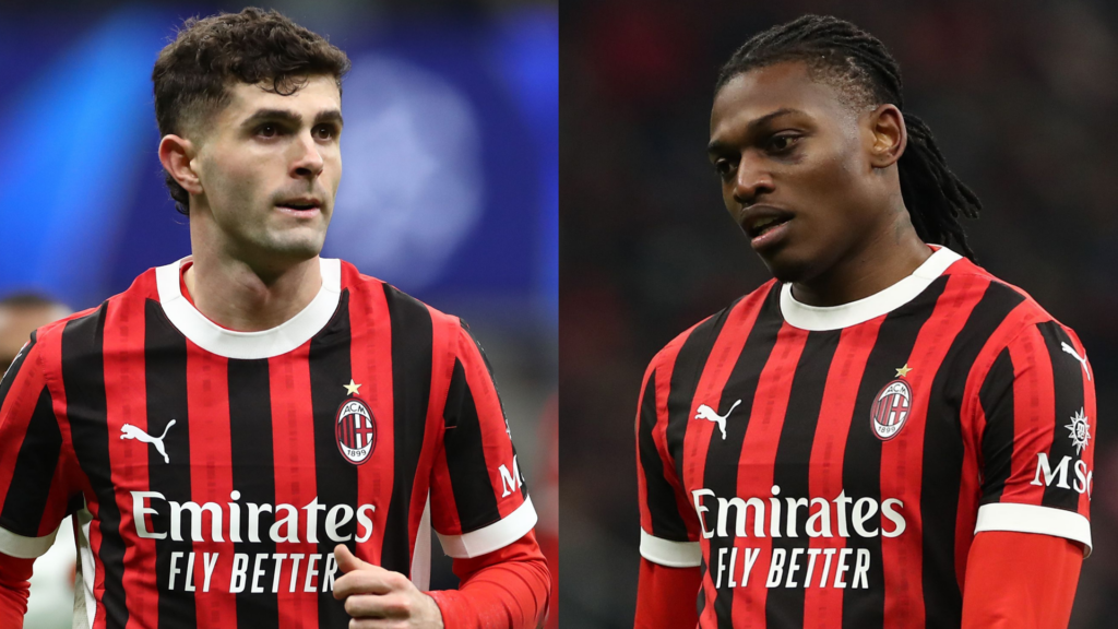 Christian Pulisic Rafael Leao AC Milan 2024-25