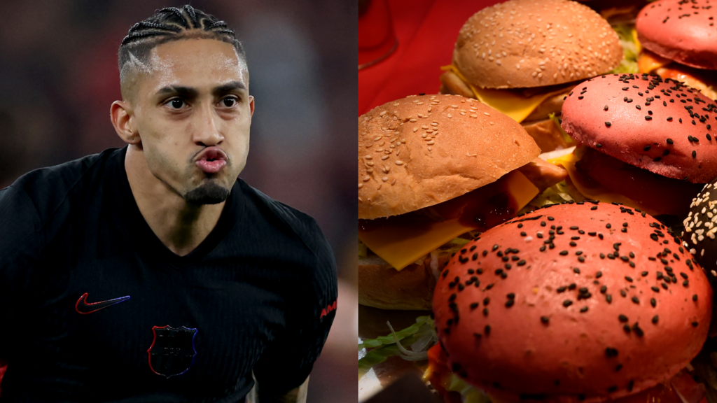 Barcelona burgers Raphinha 2025