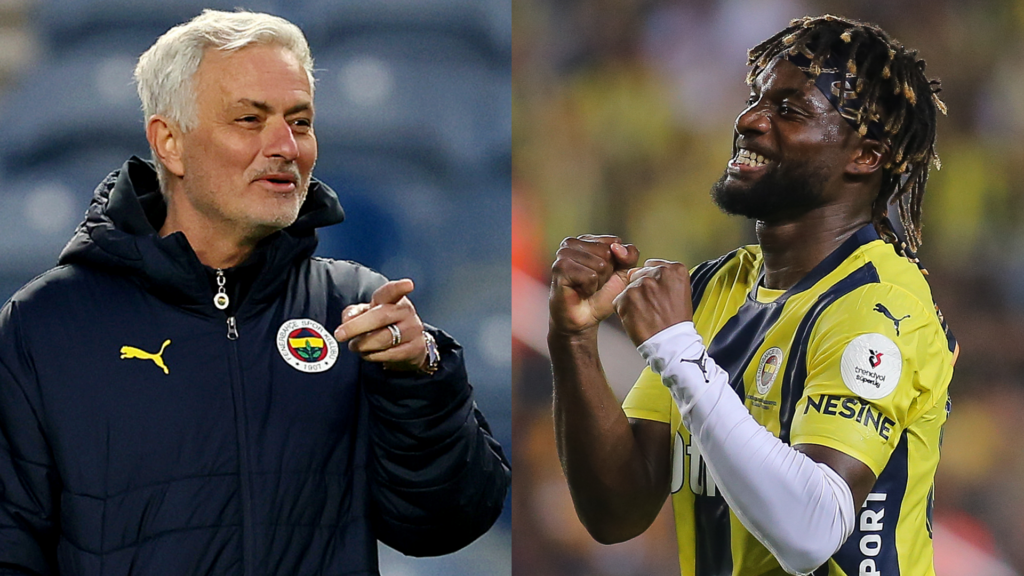 Jose Mourinho Allan Saint-Maximin Fenerbahce 2024-25