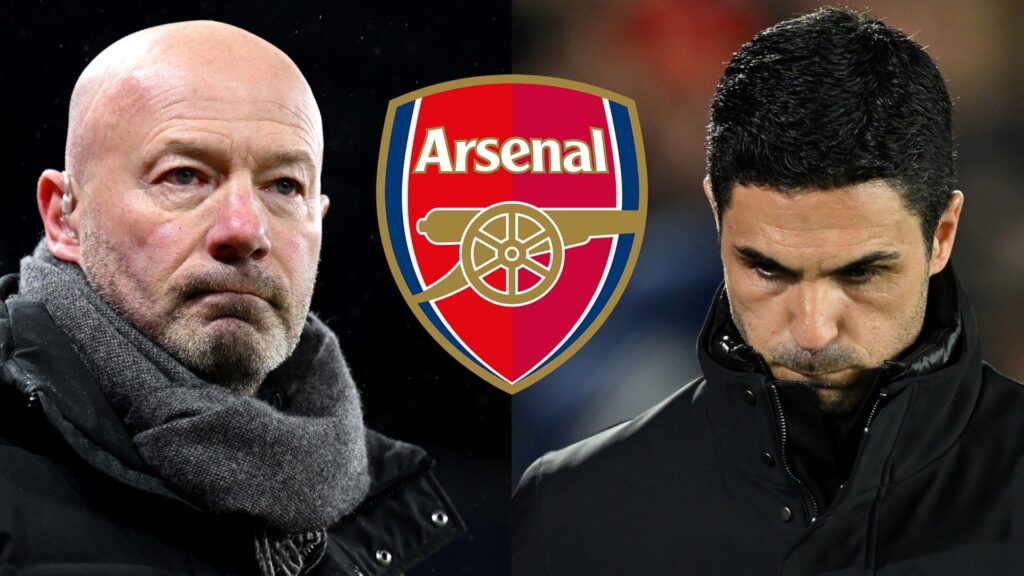 Alan Shearer Mikel Arteta Arsenal