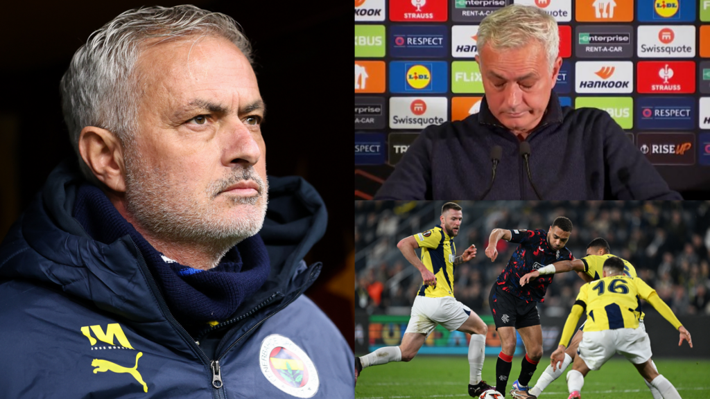 Jose Mourinho sleep Fenerbahce Rangers 2024-25