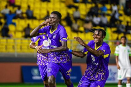 Kingsley Braye the hat-trick hero as Medeama breeze to heavy win against Dreams FC