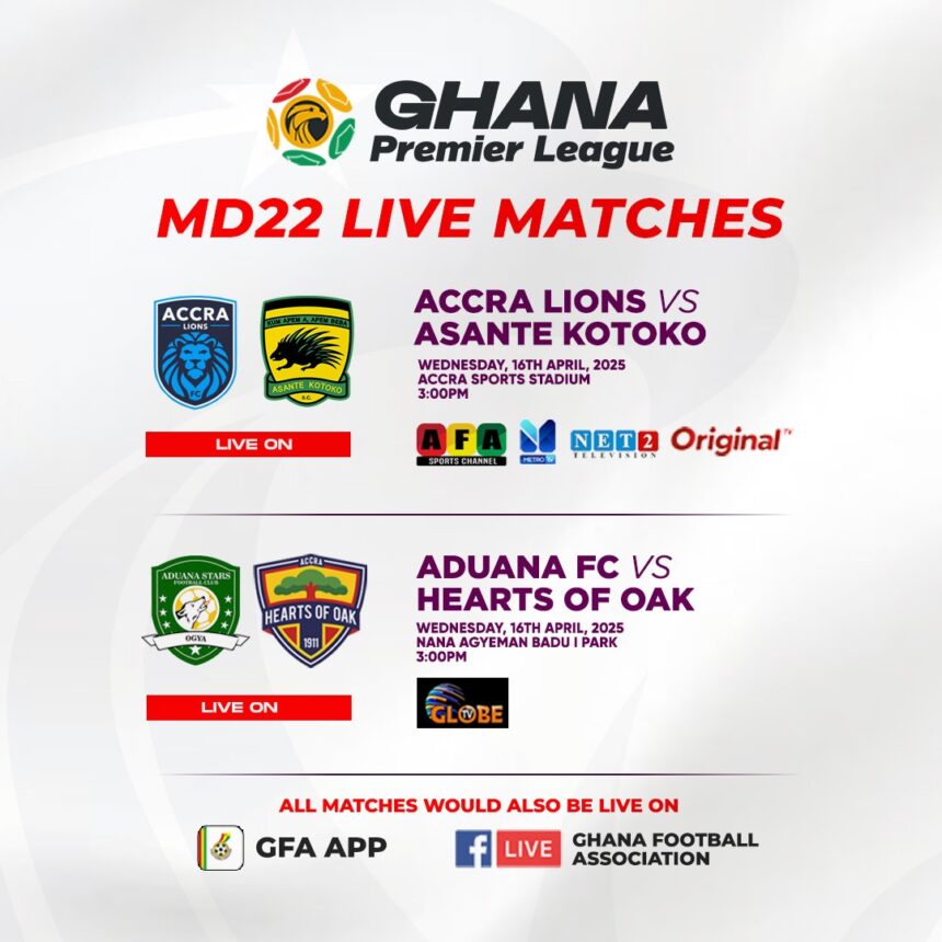 TV schedule for outstanding Premier League Matchday 22 announced