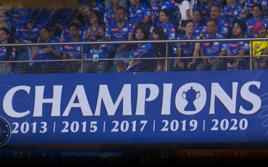 Mumbai Indians champions