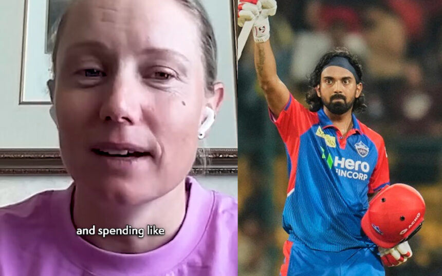 Alyssa Healy and KL Rahul