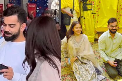 [WATCH] Virat Kohli-Anushka Sharma spotted at Delhi airport hours after Vrindavan visit