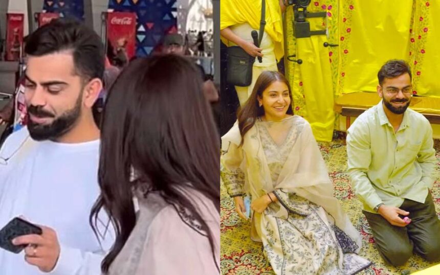[WATCH] Virat Kohli-Anushka Sharma spotted at Delhi airport hours after Vrindavan visit