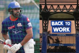 Rohit Sharma in nets