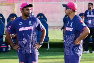 Sanju Samson and Rahul Dravid