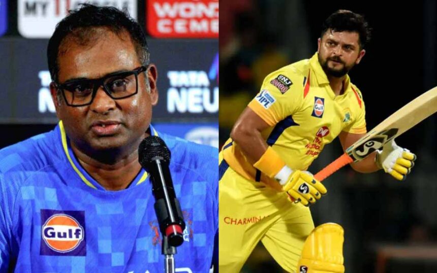 CSK assistant bowling coach responds to rumours on Suresh Raina returning as batting coach