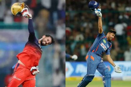 RCB takes dig at Avesh Khan after Jitesh Sharma swings helmet in extreme jubilation