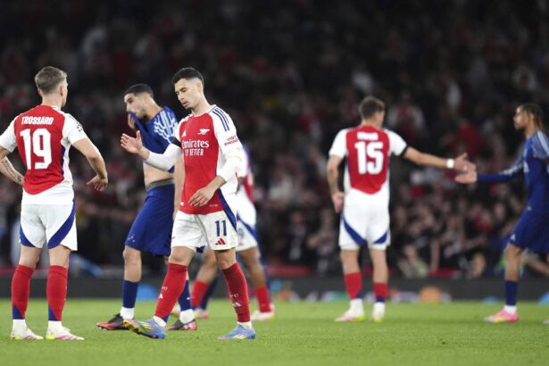 Arsenal PSG Arteta Champions League