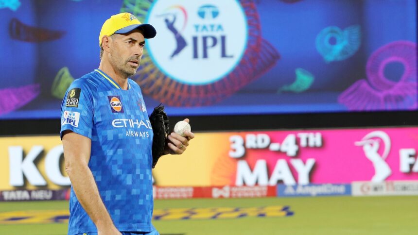 CSK head coach Stephen Fleming says the team is attempting to get the balance of experience and youngsters right in its roster. (BCCI)