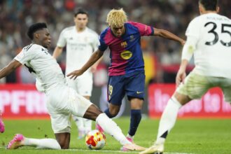 Barcelona vs Real Madrid El Clasico Live Streaming: Check all you need to know for FCB vs RMA La Liga 2024-25 match. (PHOTO: AP)