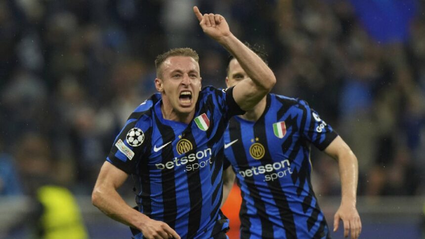 Davide Frattesi Inter vs Barcelona