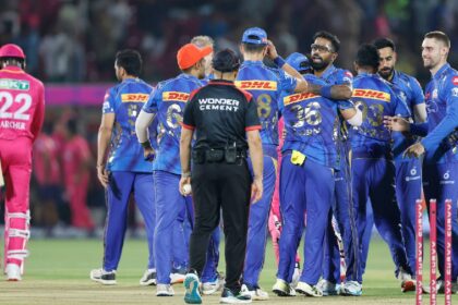 Mumbai Indians vs Rajasthan Royals