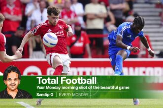 Nottingham Forest was held to a 2-2 draw by Leicester City. (AP)