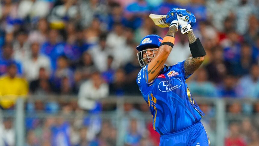 IPL 2025 Orange Cap race: Suryakumar Yadav leads Sai Sudharsan by one run in the top run scorers' chart after the IPL 2025 match between Mumbai Indians and Gujarat Titans at the Wankhede Stadium. (Sportzpics for IPL)