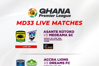 TV schedule for Premier League Matchday 33 announced
