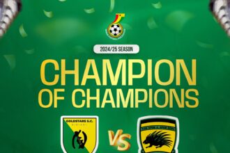 GFA sets August 31 for 2025 Champion of Champions match between Gold Stars and Asante Kotoko